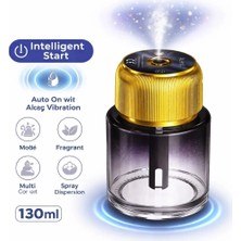 Azurtech Af-11 Araç Içi Hava Nemlendirici & Hareket Algılamalı Koku Makinesi En Counter Esansı – 130ML Aromaterapi Difüzör Araç Kokusu
