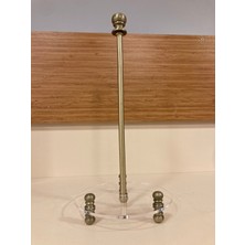 Plus Home Kağıt Havluluk Pirinç Renk Eskitme Yükseklik 32 cm Çap 15 cm