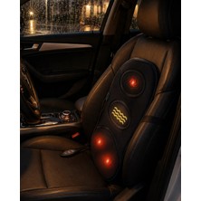 MiraLive Titreşimli Masaj Minderi Isı Fonksiyonlu Bel Sırt Rahatlatıcı Koltuk Minderi