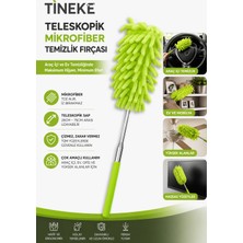 Tineke Teleskobik Mikrofiber Araç Içi ve Temizlik Fırçası