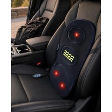Vintessy Çok Fonksiyonlu Masaj Minderi Isı Destekli Ev Ofis Oto Koltuk Minderi
