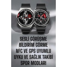 Vintessy Akıllı Saat Gps ve Nfc Özelliği Sesli Görüşme Dokunmstik Ekran