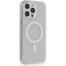 Brc Design Iphone 14 Pro Kılıf Matte Şeffaf Magneticsafe - Şeffaf