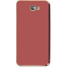 Brc Design Galaxy J7 Prime Kılıf Volet - Kırmızı