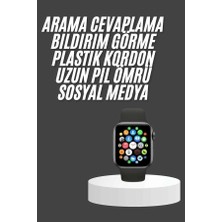 Epilons Akıllı Saat Çok Fonksiyonlu Uyku Takibi Adımsayar Nabız Ölçer Arama Cevaplayan