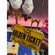 3dvibeswithmerve Willy Wonka Golden Ticket 18X10