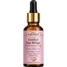 Safvital Genital Dış Bölge Konfor & Bakım Yağı ( Intim Bakım ) 20 ml – Kuruluk Azaltan Bitkisel Yağ