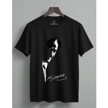 Timisiva Atatürk-6 Erkek Kadın Premium Tişört %100 Pamuk Oversize Basic Günlük Şık T-Shirt