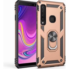 ZM Store Galaxy A9 2018 Uyumlu Kılıf Vega Tank Yüzüklü Standlı Kapak