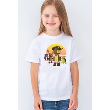 Morinna Super Bear Adventure Baskılı Unisex Çocuk Tişört T-Shirt Mr-04