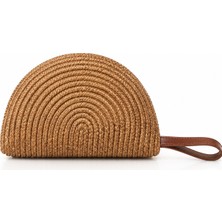 Ilu Bags Solea Straw Hasır Clutch Çanta