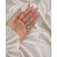 To Be Reborn Çelik Zirkon Taşlı Y Kolye