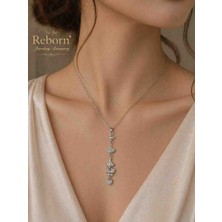 To Be Reborn Çelik Zirkon Taşlı Y Kolye