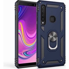 ZM Store Galaxy A9 2018 Uyumlu Kılıf Vega Tank Yüzüklü Standlı Kapak