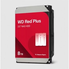 8 Tb Wd Red Plus Sata3 5640RPM 256MB WD80EFPX (3 Yıl Resmı Dıst Garantılı)