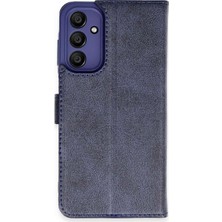 Brc Design Galaxy A15 4g Kılıf Trend S Plus Kapaklı Kılıf - Lacivert