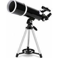 Mdstech 80MM Astronomik Teleskop 600MM Odak | Kumandalı, 3x Barlow Lensli, Telefon Adaptörlü, Profesyonel Başlangıç & Yetişkin Gözlem Seti