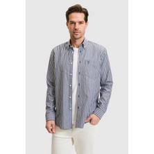 U.s. Polo Assn. Erkek Lacivert Gömlek Desenli 50324781-VR033