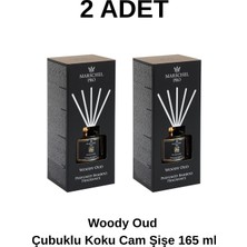 Marshel Pro Woody Oud Çubuklu Koku Cam Sise 165 ml (2 Adet)