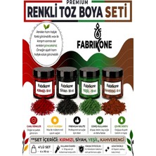 Fabrikone Toz Mum Boyası Seti 10 cc 4’lü – Soya & Parafin Wax Için – Kırmızı, Siyah, Yeşil, Kahverengi BKFAB4KSYKH10G