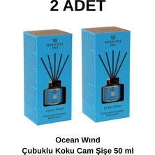 Marshel Pro Ocean Wind Çubuklu Koku Cam Sise 50 ml (2 Adet)