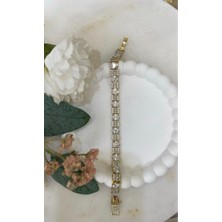 Kuyumcu Model Taşlı Gold Xuping Bileklik