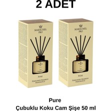 Marshel Pro Pure Çubuklu Koku Cam Sise 50 ml (2 Adet)