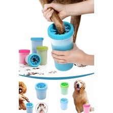 Ciyu Ticaret Silikon Jel Fırçalı Kedi Köpek Pati Yıkama Temizleme Kovası Pratik Taşınabilir