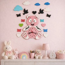 Panda Ayıcık Saati Kişiye Özel Şık Tasarım No 4030