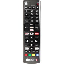 LCD LED Kumanda Dreamstar Androıd Unıversal Netflix Youtube Free Iptv Mydream Tv Disnep Tuşlu