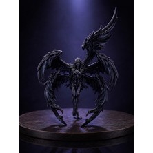Nuka 3D Karanlık Melek Figürü 15 cm – Gotik Kanatlı Savaşçı | Premium Dekoratif Heykel