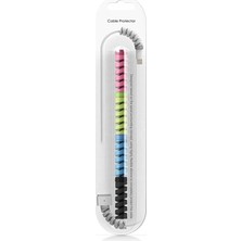 Kensaa Sipiral Kablo Koruyucu Silikon Set