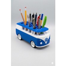 AKT Vw Volkswagen T2 Kalemlik – Kamp ve Karavan Severler Için Nostalji Vosvos T1 Minibüs Masa Organizer