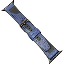 Markaon Kesgin Market® Movenchy Watch 45MM Buff Deri Kordon - Lacivert Teknokesgin
