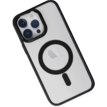 Markaon Kesgin Market® Newface iPhone 14 Pro Kılıf Room Magneticsafe Silikon - Siyah Teknokesgin