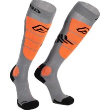 Acerbis Impact Vented Çorap Gri Turuncu