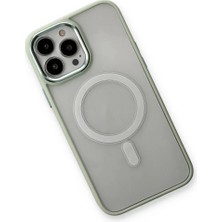 Markaon Kesgin Market® Newface iPhone 14 Pro Max Kılıf Room Magneticsafe Silikon - Su Yeşili Teknokesgi