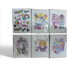 Mikro Cep Ajandası Not Defteri Sert Kapak - 80 Yp Çizgili 10X14 cm ( 1 Adet ) Kız Model