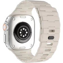 Markaon Kesgin Market® Newface Apple Watch Ultra 49MM Wowen Kordon - Bej Teknokesgin