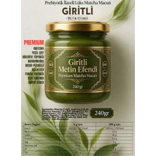 Giritli Metin Efendi Matcha Premium Bitkisel Destek Macun 240 G
