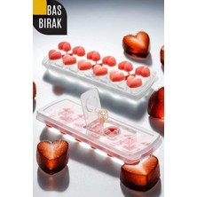 Creatividad Solutions Bas-Bırak Kapaklı Silikon Buz Kalıbı 720630