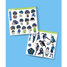 Minithingsart Isagi - Bluelock-Yoichi Isagi - Parlak Kağıt -2li Sticker Set-Telefon Süsleme Blue Lock