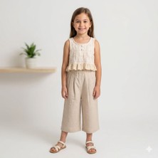 Asel Collection Kız Çocuk Keten Takım