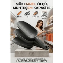 Creatividad Solutions Büyük Mutfak Erzak Küreği 3 Adet Manila