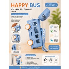 Selvira Happy Bus Otobüs Şeklinde Çocuk Suluğu 500 ml – Pipetli, Sızdırmaz Kapaklı, Bpa Içermez, Askılı Oyuncak Suluk