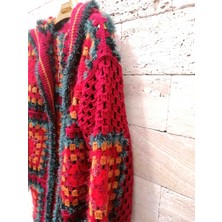 Handmade Kapüşonlu Granny Hırka