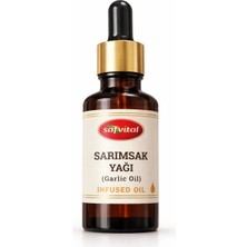 Safvital Sarımsak Yağı 20 ml %100 Doğal (Maserasyon) Infused Oil Saç ve Cilt Bakım Destekleyici Yoğun Etkili