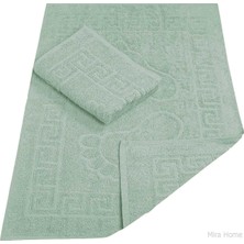 Mira Home 2 Li Banyo Ayak Havlusu %100 Pamuk 50X70 cm Menesch Yeşil