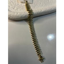 Hüma Butik Geometrik Tasarım Zirkon Taşlı Modern Kuyumcu Bilekliği