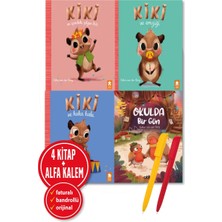 Abm Yayınevi Alfa Kalem+ (Esther Van Den Berg)Okulda Bir Gün+Kiki Emziği+Içindeki Çılgın His+Kaka Kabı 4 Kitap